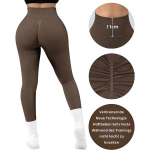 High Waist Yoga Tights for Women, Butt Lifting Sports Leggings for Gym & Daily Exercise